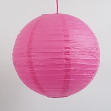 Ricepaper lamp shade 40 cm. Hot pink